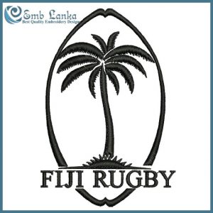 Fiji National Rugby Union Team Logo Embroidery Design Logos