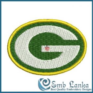 Green Bay Packers Logo Embroidery Design Logos