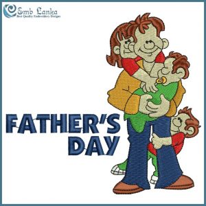 Happy Father’s Day 2 Embroidery Design Days
