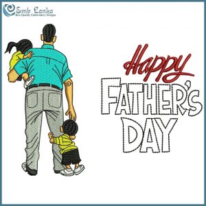 Happy Father’s Day 8 Embroidery Design Days