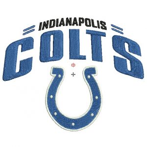 Indianapolis Colts Logo 2 Embroidery Design Logos