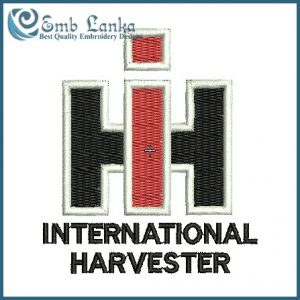 International Harvester Logo 3 Embroidery Design - Image 1