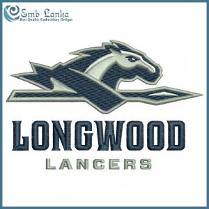Longwood Lancers Logo Embroidery Design Logos