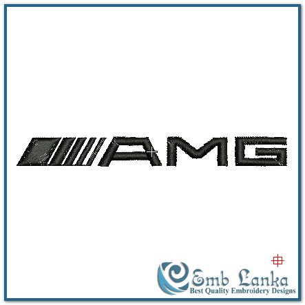 Mercedes AMG Logo Embroidery Design - Emblanka