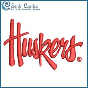 Nebraska Cornhuskers Alternate Logo 2 Embroidery Design - Image 1