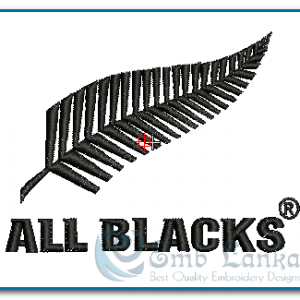 New Zealand Rugby Logo Embroidery Design Logos