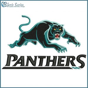 Penrith Panthers Logo Embroidery Design Logos