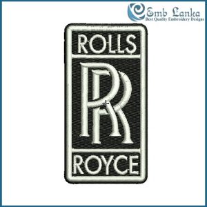 Rolls Royce Cars Logo Embroidery Design