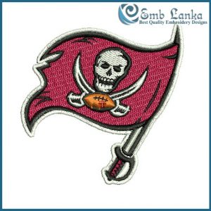 Tampa Bay Buccaneers Logo Embroidery Design