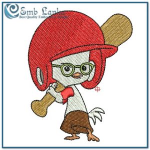 The Tweety of Baseball Embroidery Design