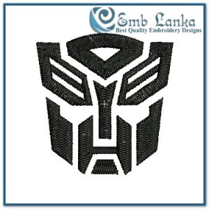 Transformers Logo Embroidery Design Cartoon