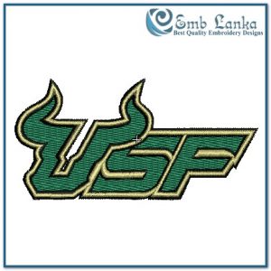 University of South Florida Logo Embroidery Design - Image 1