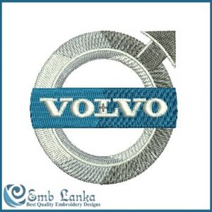 Volvo Logo Embroidery Design - Image 1