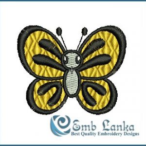 Cute Flying Butterfly Embroidery Design Butterflies