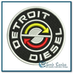 Detroit Diesel Logo 4 Embroidery Design - Image 1