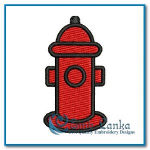 Free Fire Hydrant Embroidery Design - Image 1