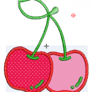 Apple Embroidery Design Appliques