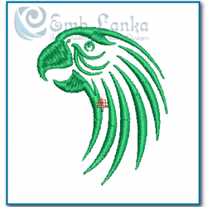 Macaw Parrot Embroidery Design