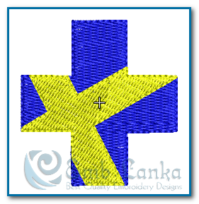 Sweden Flag Embroidery Designs