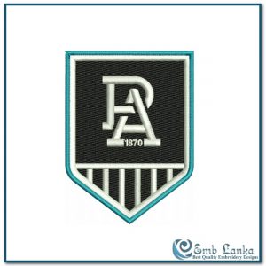 Port Adelaide Football Club New Logo Embroidery Design