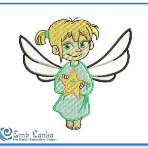 Angel 2 Embroidery Design Angels