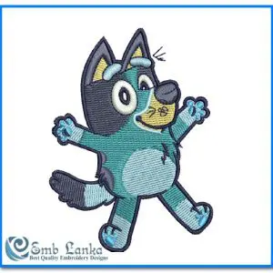 Bluey the Dog 2 Embroidery Design
