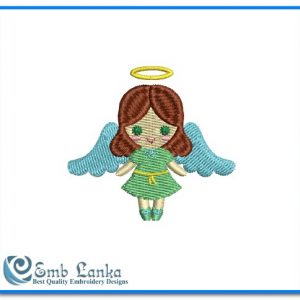 Cute Little Angel Embroidery Design Angels
