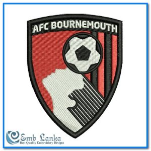 AFC Bournemouth Football Club Logo Embroidery Design