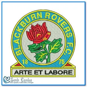 Blackburn Rovers Football Club Logo Embroidery Design