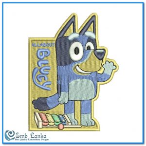 Bluey the Dog 6 Embroidery Design