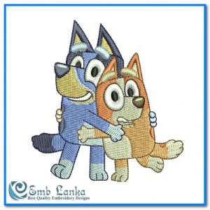 Bluey the Dog 8 Embroidery Design