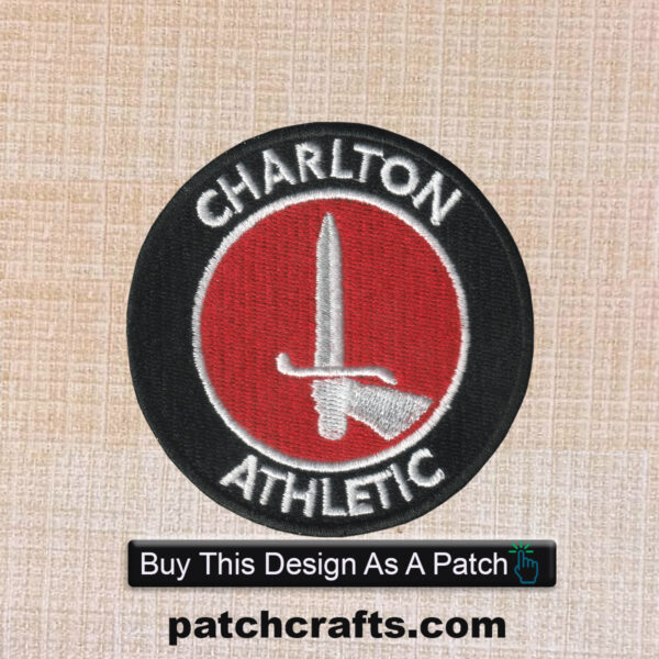 Charlton Athletic Football Club Logo Embroidered Iron On Patch