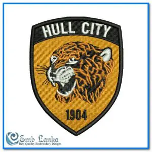 Hull City Association Football Club Logo Embroidery Design