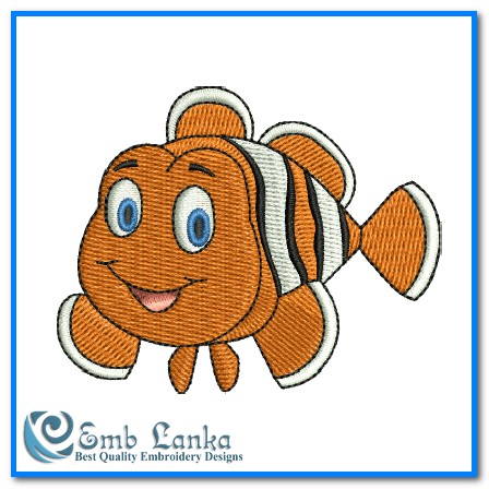 Nemo Fish Embroidery Design - Emblanka