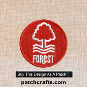 Nottingham Forest Football Club Logo Embroidered Iron On Patch