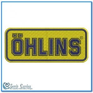 Ohlins Design Öhlins Racing Logo Embroidery Design - Emblanka