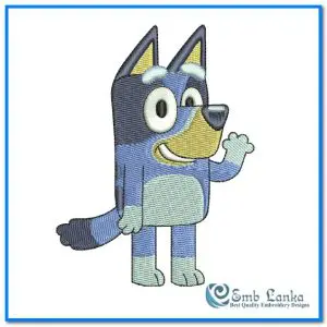 Bluey the Dog 9 Embroidery Design
