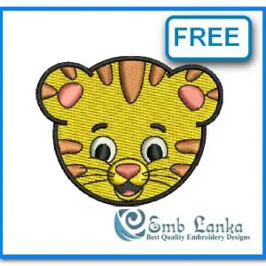 Free Daniel Tiger's Neighborhood Embroidery Design - Image 1