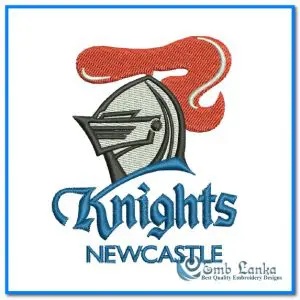 New Newcastle Knights Logo Embroidery Design
