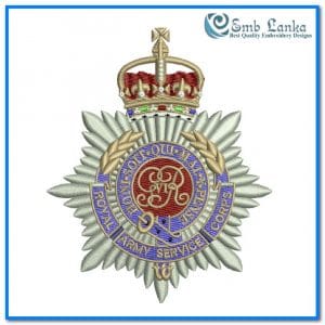 Royal Army Service Corps Logo Embroidery Design Logos