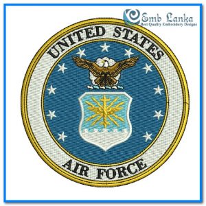 United States Air Force Logo Embroidery Design Logos