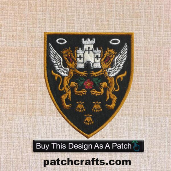 Northampton Saints Rugby Football Club Logo Embroidered Iron On Patch
