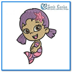Oona Bubble Guppies Embroidery Design - Image 1