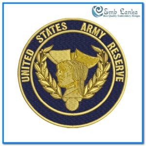 United States Army Reserve Logo Embroidery Design