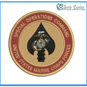 United States Marine Forces Special Operations Command Logo Embroidery Design Logos
