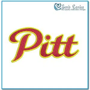 Pittsburg State Gorillas Football Team Logo Embroidery Design