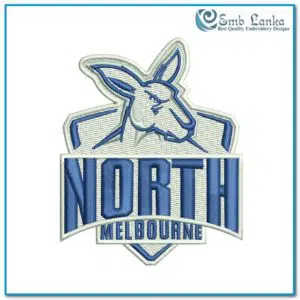 New North Melbourne Football Club Logo Embroidery Design