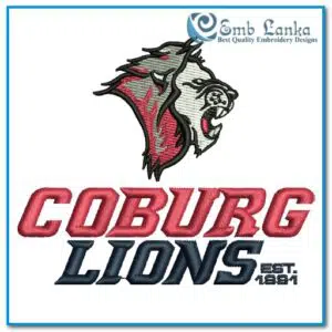 Coburg Football Club Logo Embroidery Design