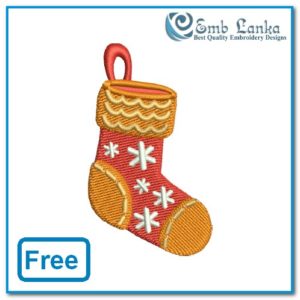 Free Christmas Red Socks, Emblanka