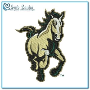 Cal Poly Mustangs Logo Embroidery Design - Image 1